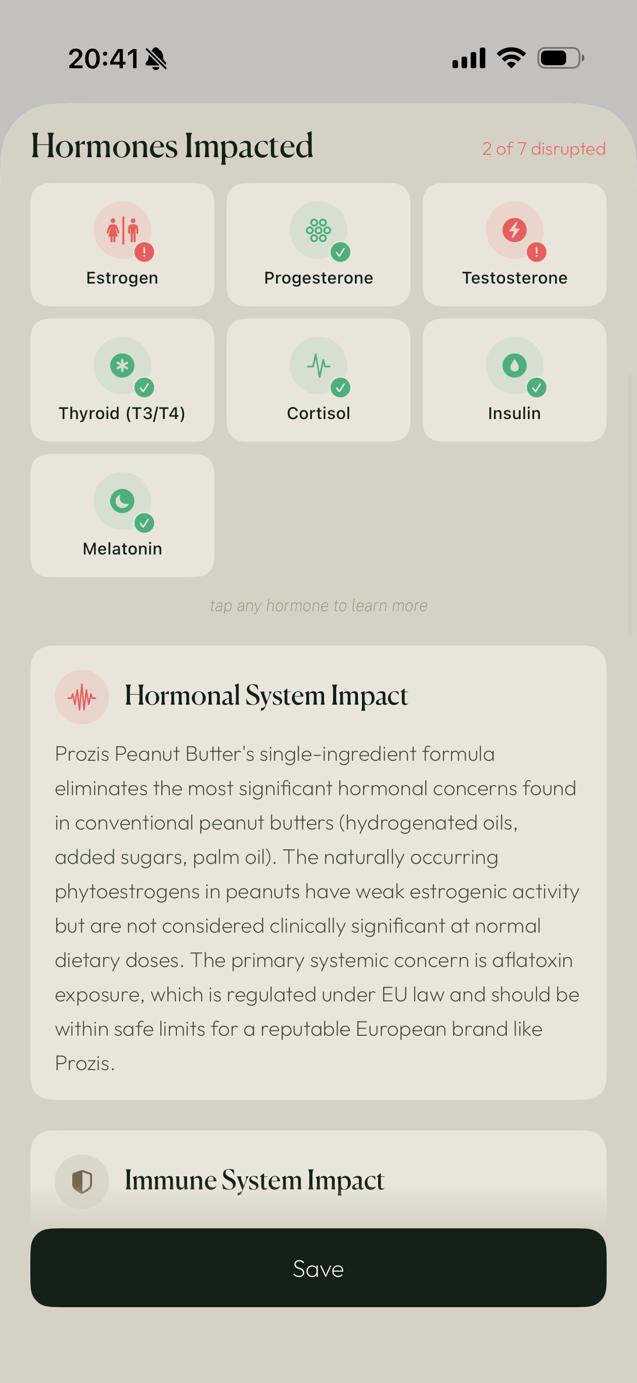 Absorbed app on iPhone